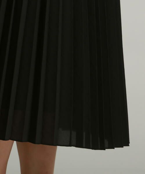 LAUTREAMONT / ロートレアモン スカート | 【WEB別注　BLACK Edition】クラシカルジョーゼットアコーディオンプリーツスカート | 詳細4