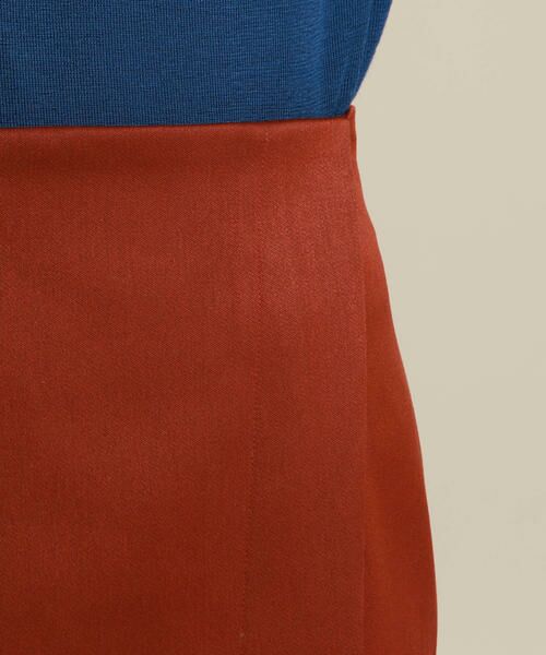 LAUTREAMONT / ロートレアモン スカート | 程よい艶感のあるラップ風タイトスカート | 詳細13