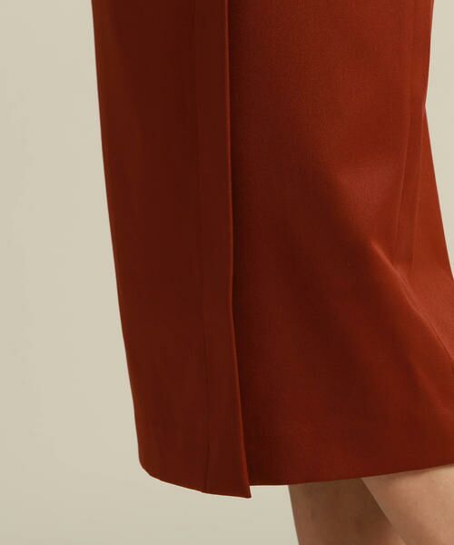 LAUTREAMONT / ロートレアモン スカート | 程よい艶感のあるラップ風タイトスカート | 詳細14