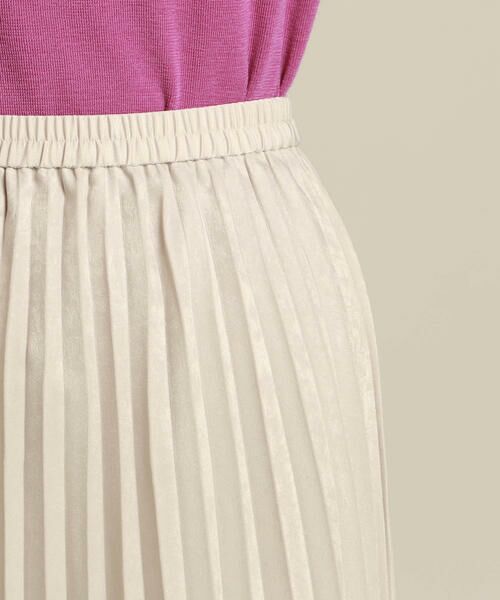 LAUTREAMONT / ロートレアモン スカート | スウェード調素材のヘムラインプリーツスカート | 詳細3