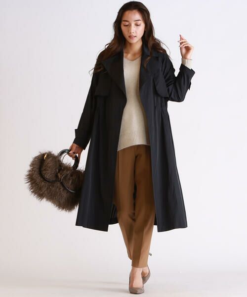 セール シワになりにくいトレンチコート 洗濯機で洗える アウター Lautreamont ロートレアモン ファッション通販 タカシマヤファッションスクエア