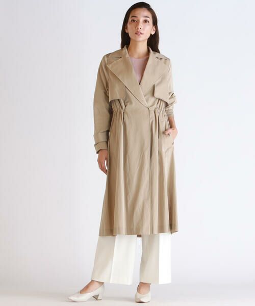 セール シワになりにくいトレンチコート 洗濯機で洗える アウター Lautreamont ロートレアモン ファッション通販 タカシマヤファッションスクエア