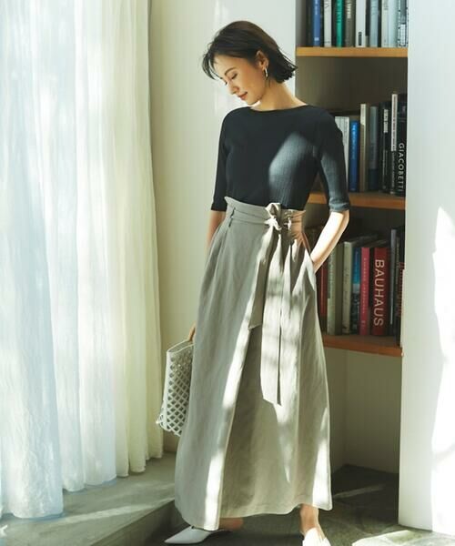 セール 雑誌掲載 大草直子さんコラボ Own 4th Collection ハイウエストラップ風スカート スカート Lautreamont ロートレアモン ファッション通販 タカシマヤファッションスクエア
