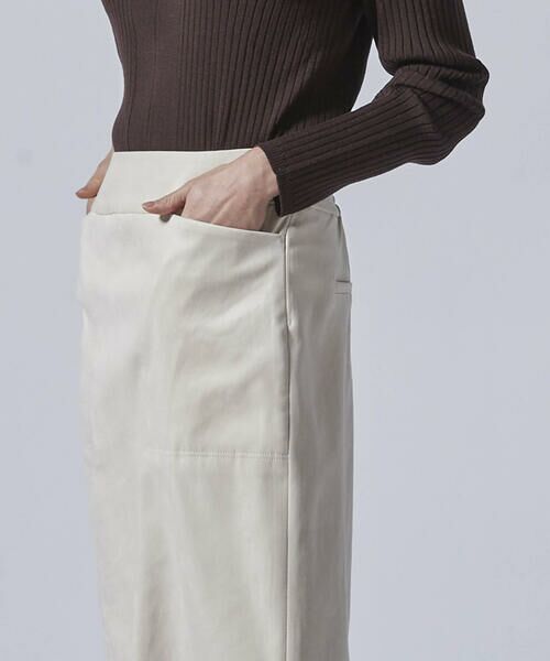 LAUTREAMONT / ロートレアモン スカート | エコスエード素材のタイトスカート | 詳細5