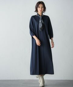 【WEB限定】スカーフ付きワンピース≪ロング丈あり≫