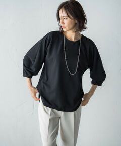 【WEB限定】ジョーゼットフォルムスリーブプルオーバー≪洗濯機で洗える≫