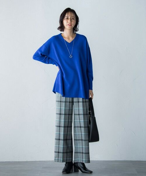 L'appartement TRUE ROYAL ウール チェックパンツ 新品