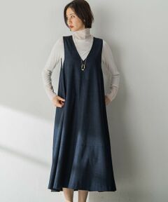 LAUTREAMONT / ロートレアモン ロング・マキシ丈ワンピース | 【おとなデニム】ジャンパードレス≪洗える≫