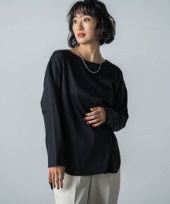 【WEB限定】【3サイズ展開】汗じみ防止シンプルロンT≪洗濯機で洗える≫