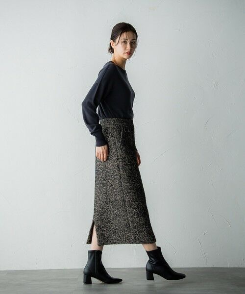 LAUTREAMONT / ロートレアモン ミニ・ひざ丈スカート | 【受注限定生産】classic tweed skirt | 詳細3