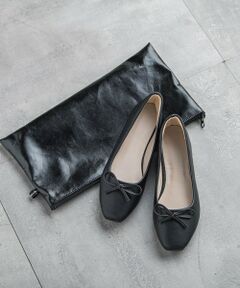 LAUTREAMONT / ロートレアモン フラットシューズ | ポーチ付きフラットシューズ