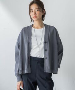 【WEB＆一部店舗限定】CAMIFINEシアーニットカーディガン≪手洗い可能≫