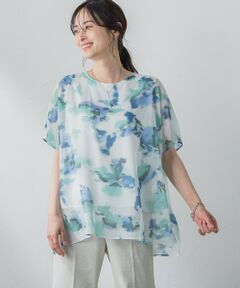 LAUTREAMONT / ロートレアモン シャツ・ブラウス | ぼかし柄プリントブラウス≪洗濯機で洗える≫