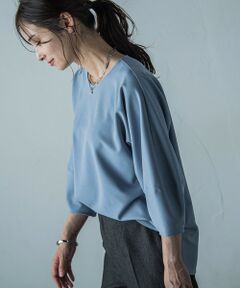 【WEB限定】UVフォルムスリーブカットソー≪接触冷感/防シワ≫