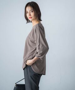 【WEB限定】UVフォルムスリーブカットソー≪接触冷感/防シワ≫