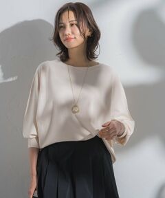 【WEB限定】バックボタンドルマンニット≪3サイズ/洗える≫