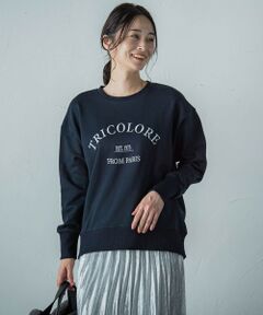 【WEB限定】ロゴ刺繍スウェット≪洗濯機で洗える≫