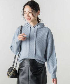 【WEB限定】WOOLニットパーカー≪手洗い可能≫