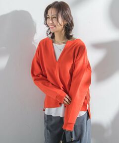 【WEB限定】キーネック スウェット≪洗濯機で洗える≫