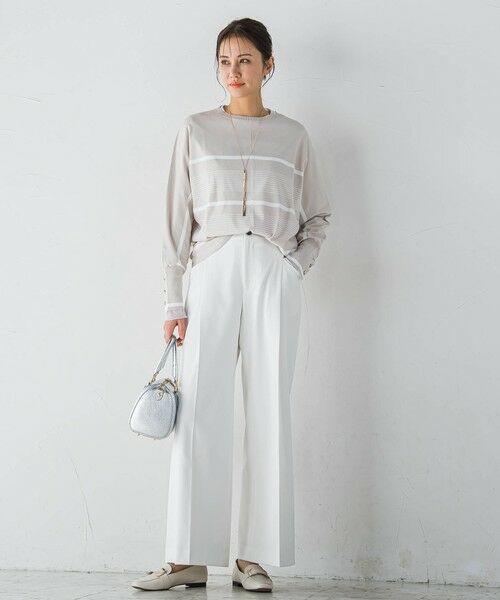 LAUTREAMONT / ロートレアモン その他パンツ | 2WAYツイル配色ボタンパンツ≪洗濯機で洗える≫ | 詳細11