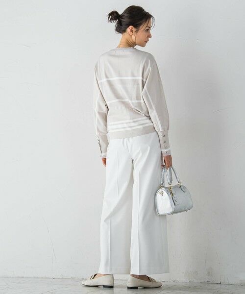 LAUTREAMONT / ロートレアモン その他パンツ | 2WAYツイル配色ボタンパンツ≪洗濯機で洗える≫ | 詳細12