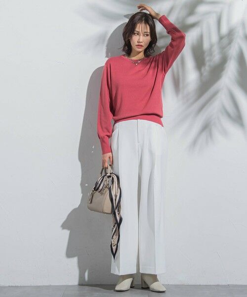 LAUTREAMONT / ロートレアモン その他パンツ | 2WAYツイル配色ボタンパンツ≪洗濯機で洗える≫ | 詳細4