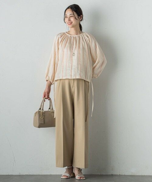 LAUTREAMONT / ロートレアモン その他パンツ | 2WAYツイル配色ボタンパンツ≪洗濯機で洗える≫ | 詳細13