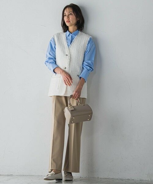 LAUTREAMONT / ロートレアモン その他パンツ | 2WAYツイル配色ボタンパンツ≪洗濯機で洗える≫ | 詳細15