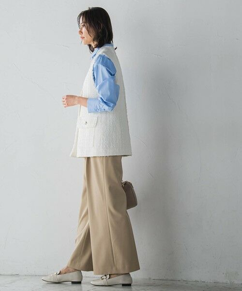 LAUTREAMONT / ロートレアモン その他パンツ | 2WAYツイル配色ボタンパンツ≪洗濯機で洗える≫ | 詳細16