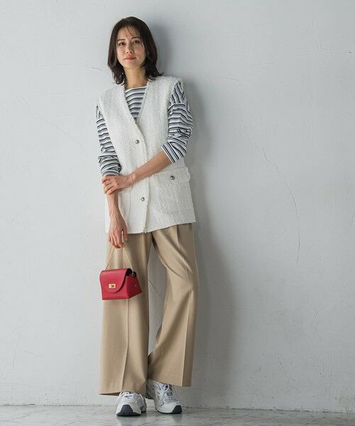 LAUTREAMONT / ロートレアモン その他パンツ | 2WAYツイル配色ボタンパンツ≪洗濯機で洗える≫ | 詳細18