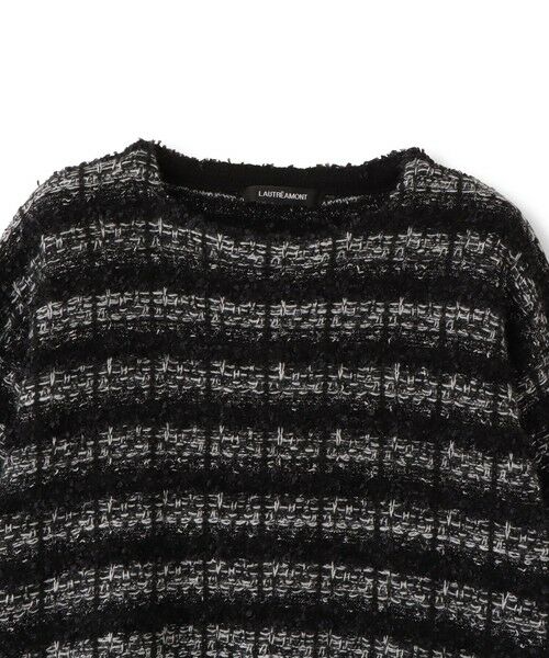 LAUTREAMONT / ロートレアモン ニット・セーター | フェザーボーダーニット≪手洗い可能≫ | 詳細12