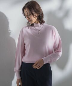 ⑦ピンクタートル レディース ニット・セーター（条件：タートルネック、ピンク系