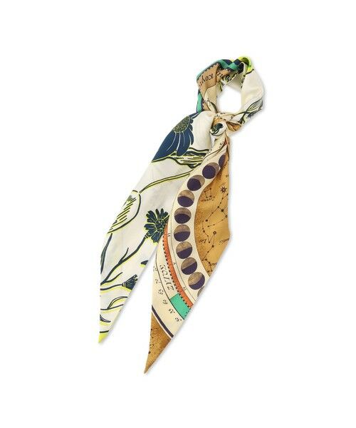 LAUTREAMONT / ロートレアモン マフラー・ショール・スヌード・ストール | 【manipuri】バルーンジャーニー/ホロスコープシルクスカーフ | 詳細3