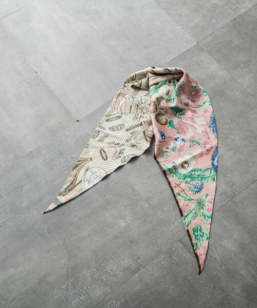 LAUTREAMONT / ロートレアモン マフラー・ショール・スヌード・ストール | 【manipuri】バルーンジャーニー/ホロスコープシルクスカーフ | 詳細5