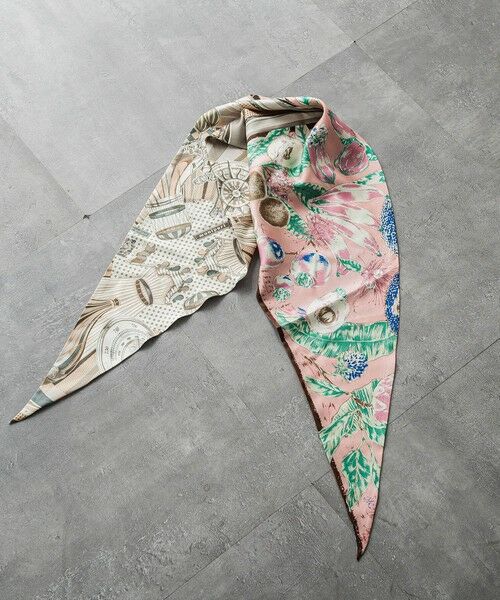 LAUTREAMONT / ロートレアモン マフラー・ショール・スヌード・ストール | 【manipuri】バルーンジャーニー/ホロスコープシルクスカーフ | 詳細6