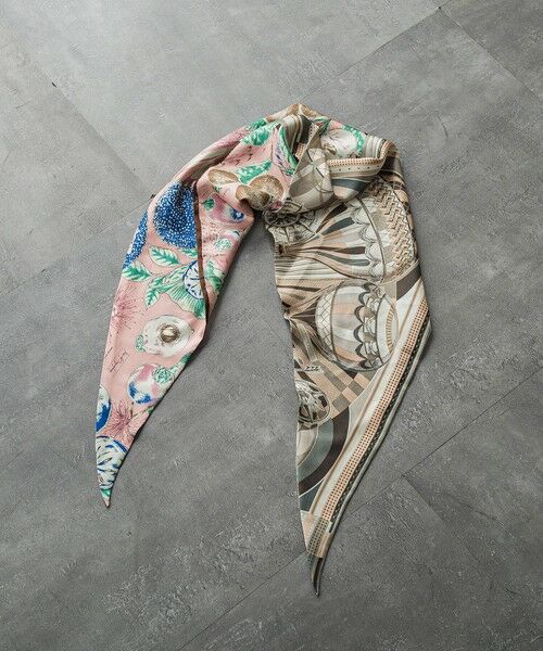 LAUTREAMONT / ロートレアモン マフラー・ショール・スヌード・ストール | 【manipuri】バルーンジャーニー/ホロスコープシルクスカーフ | 詳細7