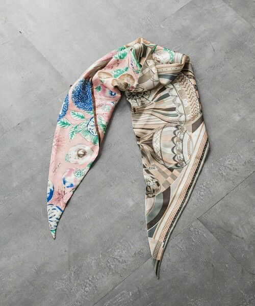 LAUTREAMONT / ロートレアモン マフラー・ショール・スヌード・ストール | 【manipuri】バルーンジャーニー/ホロスコープシルクスカーフ | 詳細12