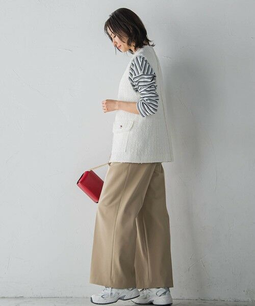 LAUTREAMONT / ロートレアモン テーラードジャケット | ミックスツィードジレジャケット | 詳細11