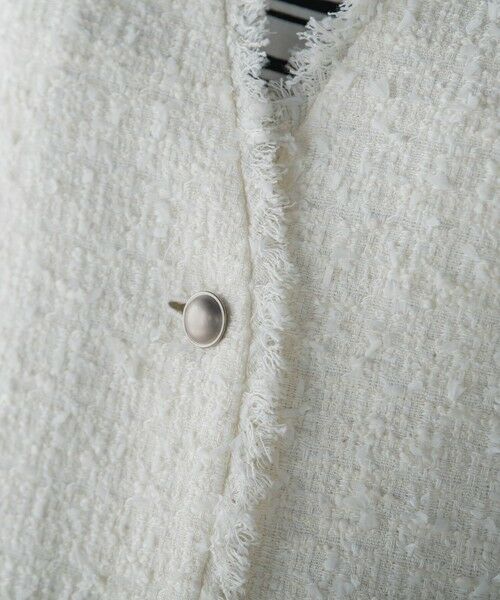 LAUTREAMONT / ロートレアモン テーラードジャケット | ミックスツィードジレジャケット | 詳細12