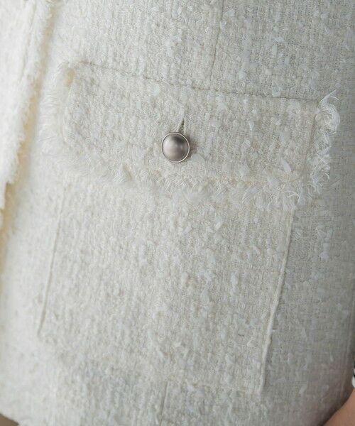 LAUTREAMONT / ロートレアモン テーラードジャケット | ミックスツィードジレジャケット | 詳細13