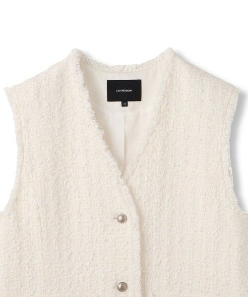 LAUTREAMONT / ロートレアモン テーラードジャケット | ミックスツィードジレジャケット | 詳細19