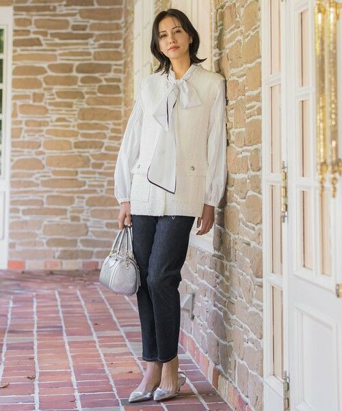 LAUTREAMONT / ロートレアモン テーラードジャケット | ミックスツィードジレジャケット | 詳細3