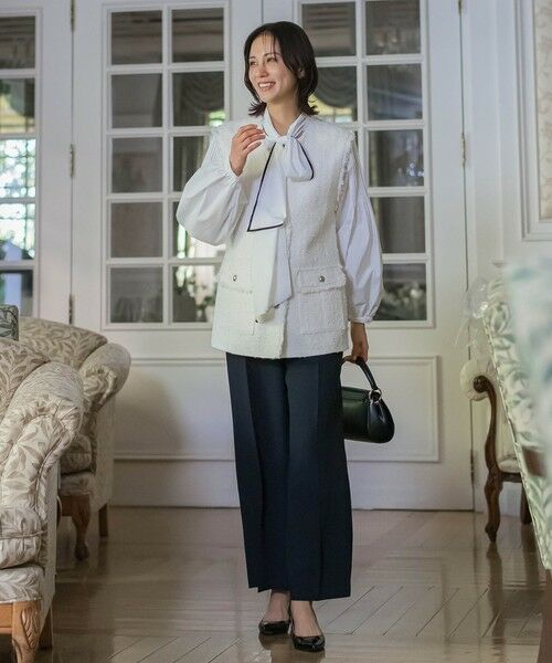 LAUTREAMONT / ロートレアモン テーラードジャケット | ミックスツィードジレジャケット | 詳細4