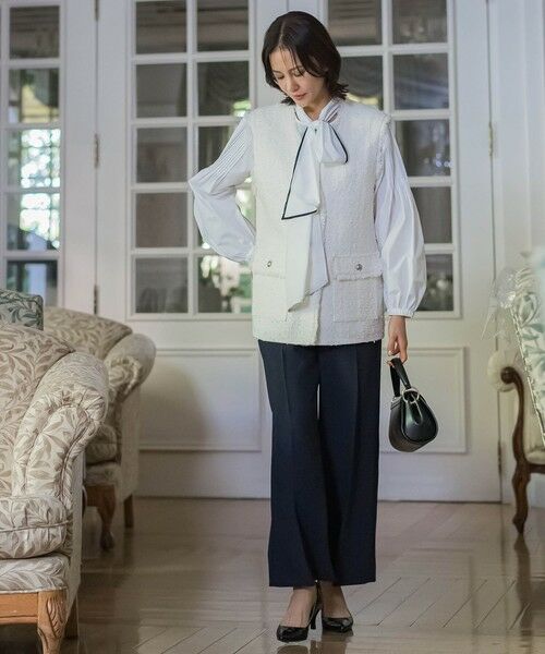 LAUTREAMONT / ロートレアモン テーラードジャケット | ミックスツィードジレジャケット | 詳細5