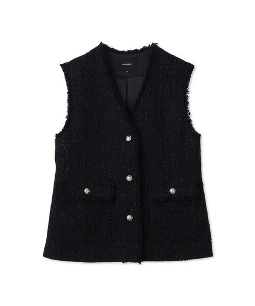 LAUTREAMONT / ロートレアモン テーラードジャケット | ミックスツィードジレジャケット | 詳細25