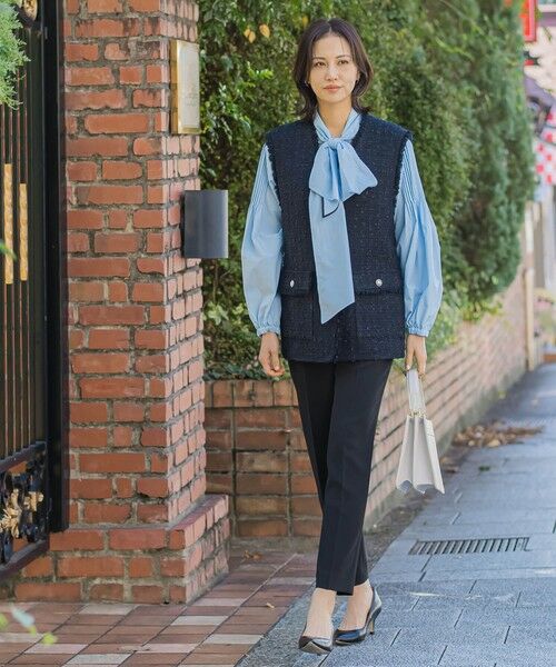 LAUTREAMONT / ロートレアモン テーラードジャケット | ミックスツィードジレジャケット | 詳細22