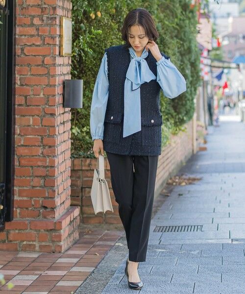 LAUTREAMONT / ロートレアモン テーラードジャケット | ミックスツィードジレジャケット | 詳細23