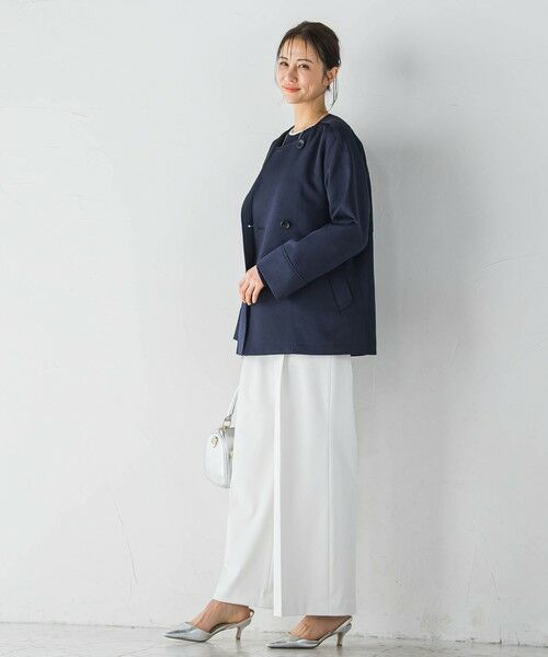 LAUTREAMONT / ロートレアモン テーラードジャケット | 防シワノーカラージャケット≪洗濯機で洗える≫ | 詳細3