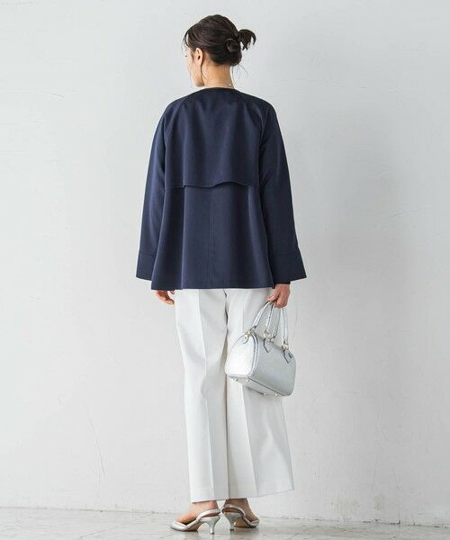 LAUTREAMONT / ロートレアモン テーラードジャケット | 防シワノーカラージャケット≪洗濯機で洗える≫ | 詳細4