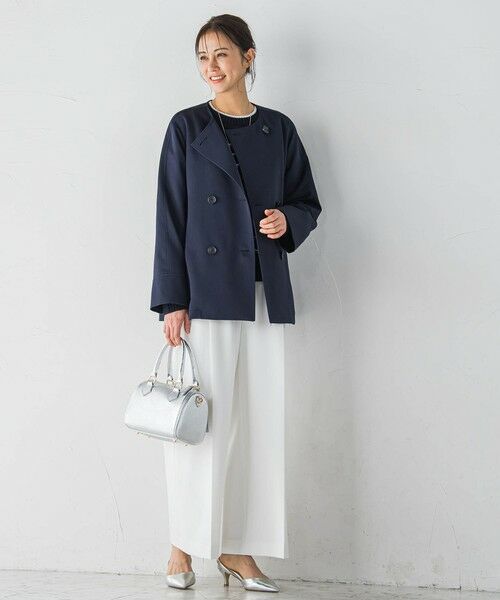 LAUTREAMONT / ロートレアモン テーラードジャケット | 防シワノーカラージャケット≪洗濯機で洗える≫ | 詳細5